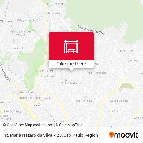 R. Maria Nazaro da Silva, 423 map