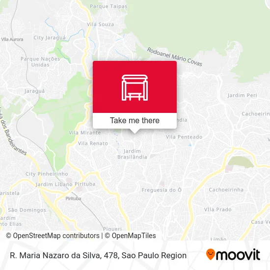 R. Maria Nazaro da Silva, 478 map