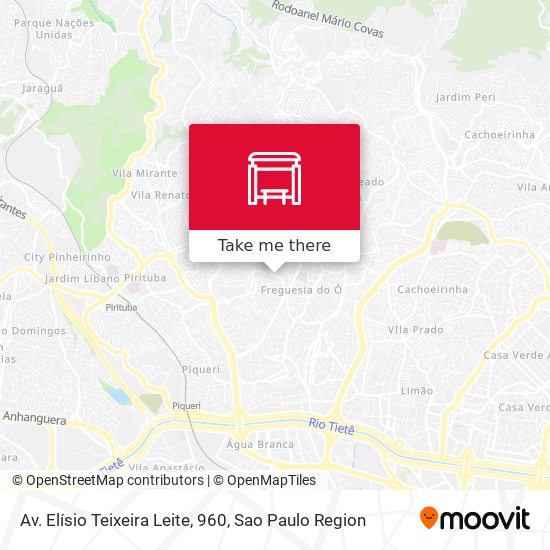 Mapa Av. Elísio Teixeira Leite, 960