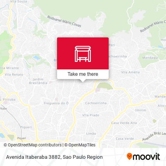 Avenida Itaberaba 3882 map