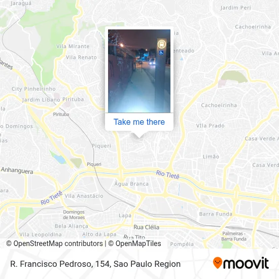 R. Francisco Pedroso, 154 map