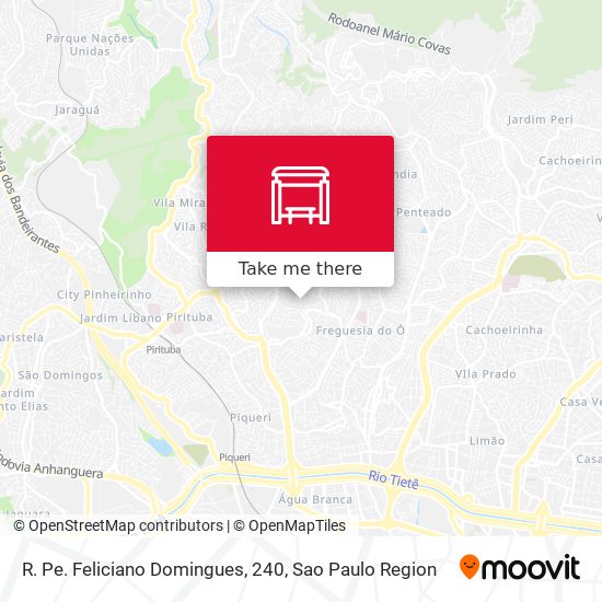 R. Pe. Feliciano Domingues, 240 map