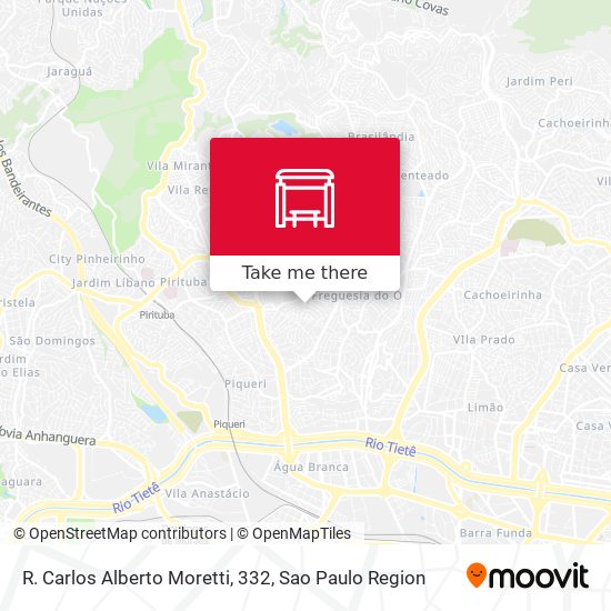 R. Carlos Alberto Moretti, 332 map