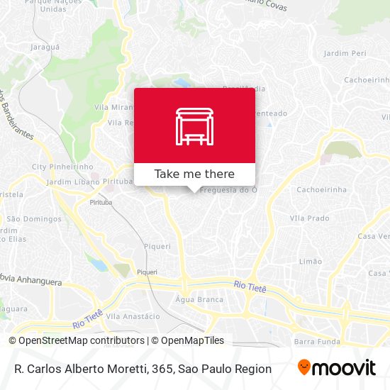 R. Carlos Alberto Moretti, 365 map