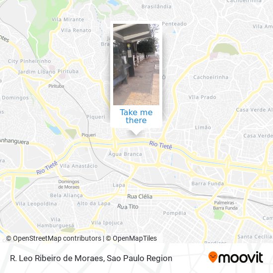 Mapa R. Leo Ribeiro de Moraes