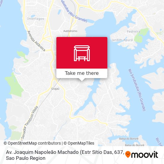 Av. Joaquim Napoleão Machado map