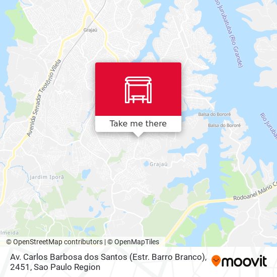Av. Carlos Barbosa dos Santos (Estr. Barro Branco), 2451 map
