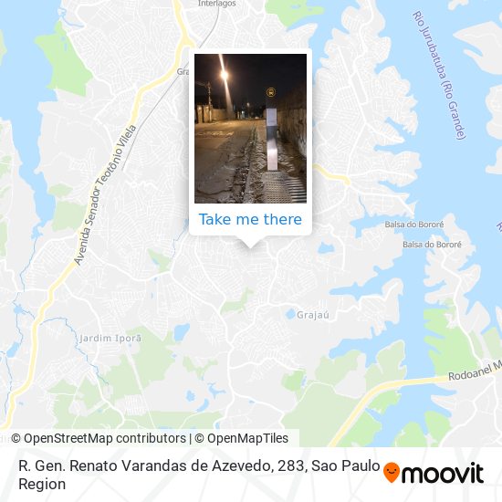 R. Gen. Renato Varandas de Azevedo, 283 map