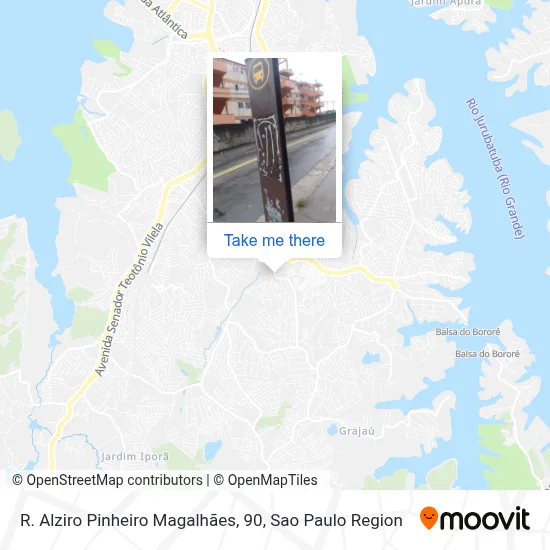 R. Alziro Pinheiro Magalhães, 90 map