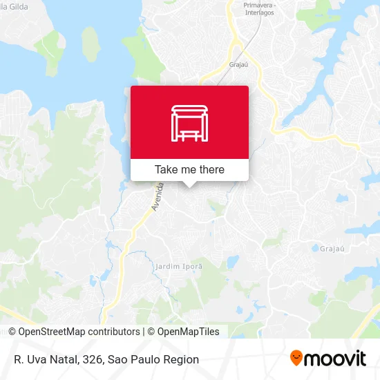 R. Uva Natal, 326 map