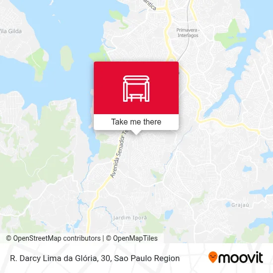 R. Darcy Lima da Glória, 30 map