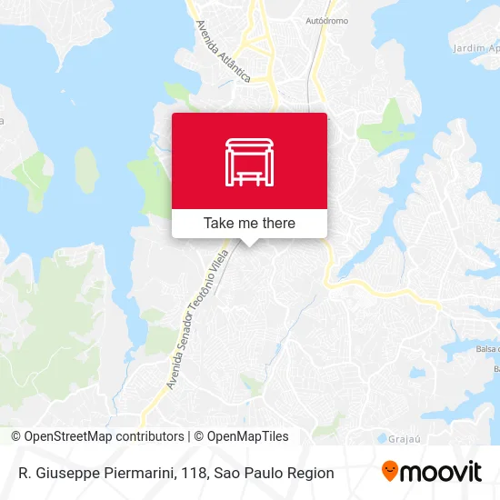 R. Giuseppe Piermarini, 118 map