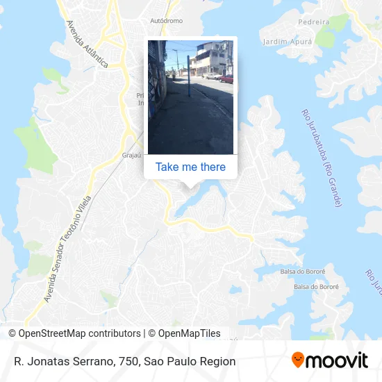 R. Jonatas Serrano, 750 map