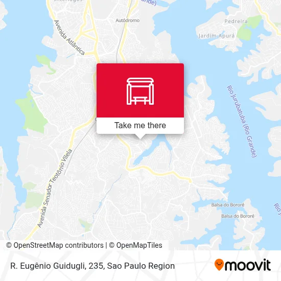 R. Eugênio Guidugli, 235 map