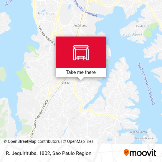 R. Jequirituba, 1802 map