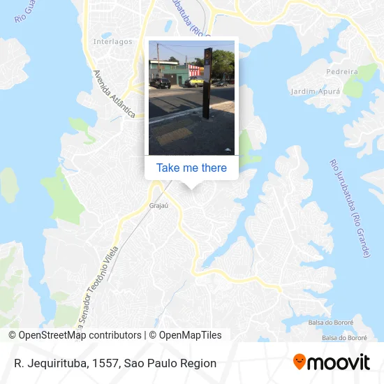 R. Jequirituba, 1557 map