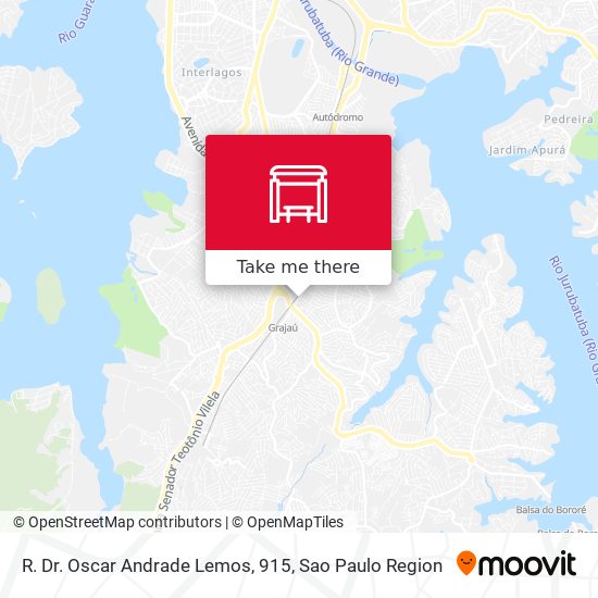 R. Dr. Oscar Andrade Lemos, 915 map