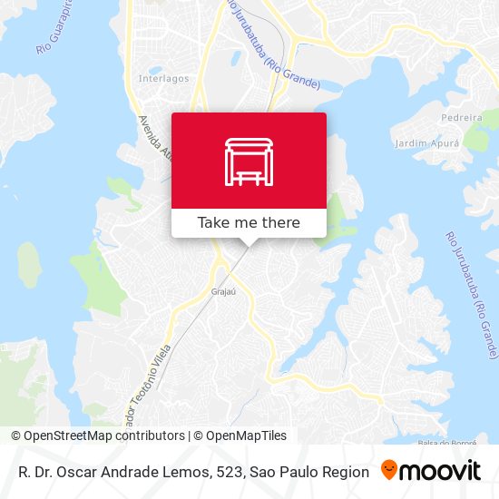 R. Dr. Oscar Andrade Lemos, 523 map