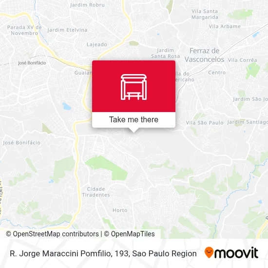 R. Jorge Maraccini Pomfilio, 193 map