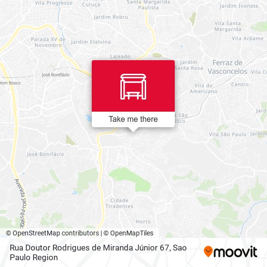 Rua Doutor Rodrigues de Miranda Júnior 67 map