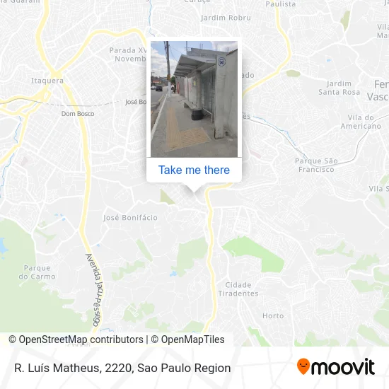 R. Luís Matheus, 2220 map