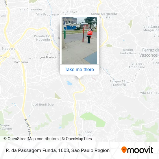 R. da Passagem Funda, 1003 map