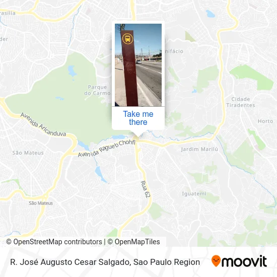 R. José Augusto Cesar Salgado map