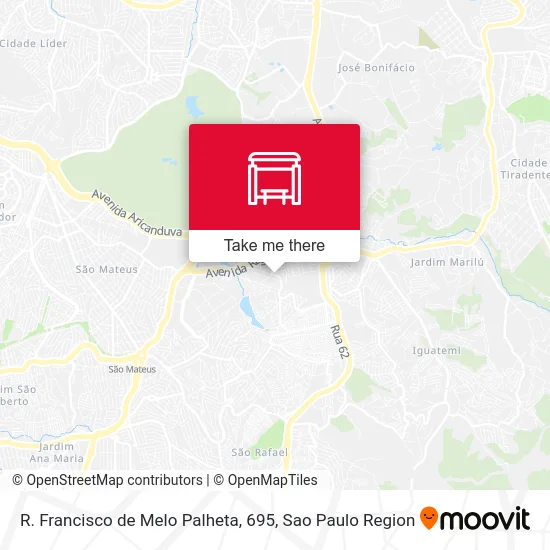 R. Francisco de Melo Palheta, 695 map