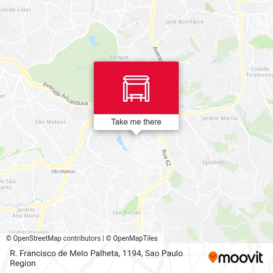 R. Francisco de Melo Palheta, 1194 map