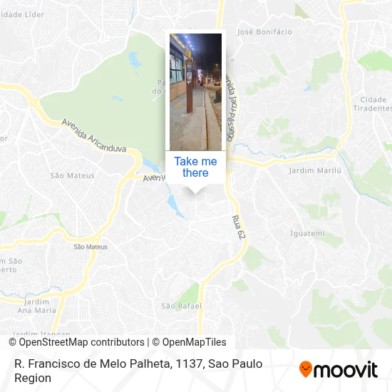 R. Francisco de Melo Palheta, 1137 map