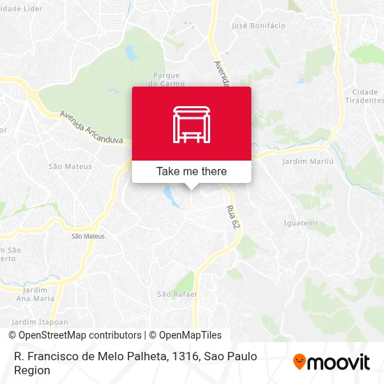 R. Francisco de Melo Palheta, 1316 map