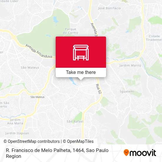 R. Francisco de Melo Palheta, 1464 map