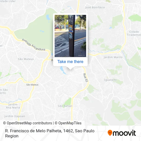 R. Francisco de Melo Palheta, 1462 map