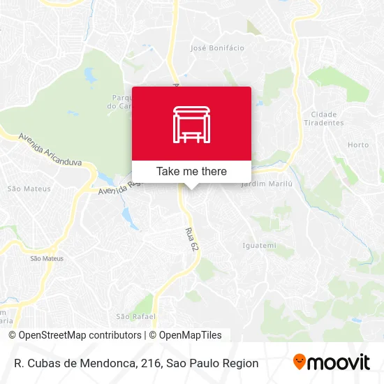 R. Cubas de Mendonca, 216 map