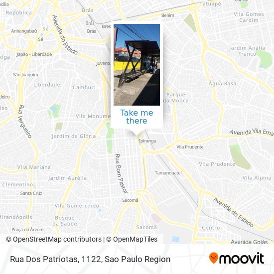 Rua Dos Patriotas, 1122 map