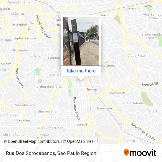 Rua Dos Sorocabanos map