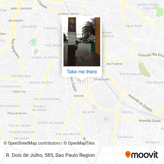 R. Dois de Julho, 585 map