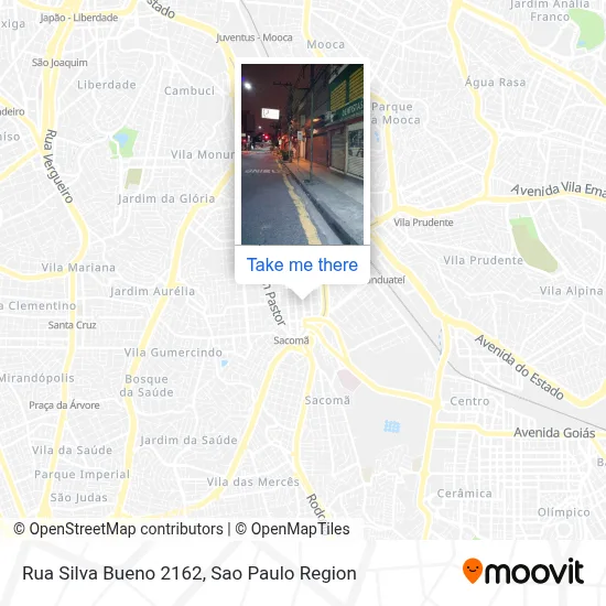 Rua Silva Bueno 2162 map