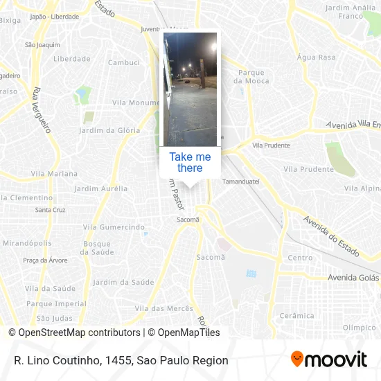 R. Lino Coutinho, 1455 map