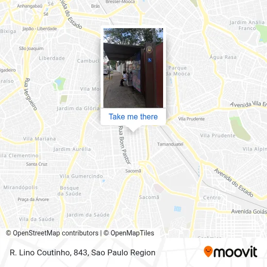 R. Lino Coutinho, 843 map