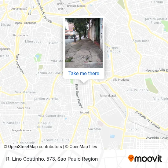 R. Lino Coutinho, 573 map