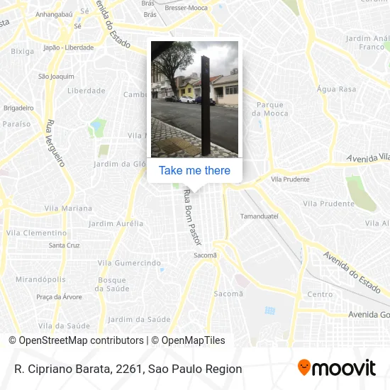 R. Cipriano Barata, 2261 map