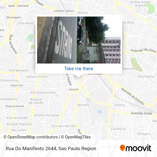 Rua Do Manifesto 2644 map