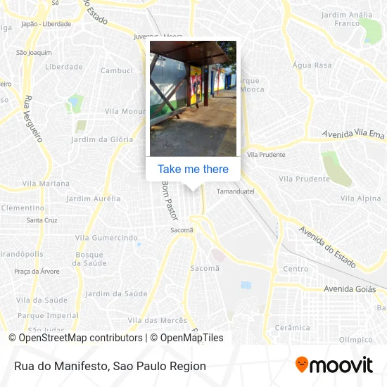 Rua do Manifesto map