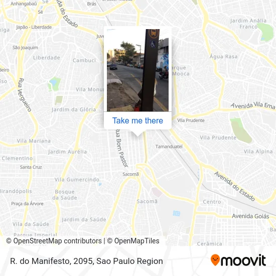 R. do Manifesto, 2095 map