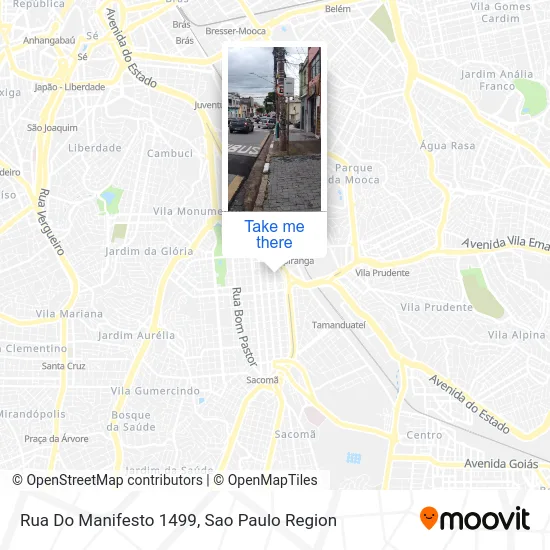 Rua Do Manifesto 1499 map