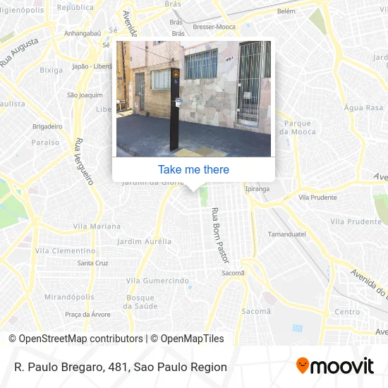 R. Paulo Bregaro, 481 map