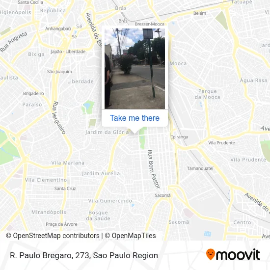 R. Paulo Bregaro, 273 map