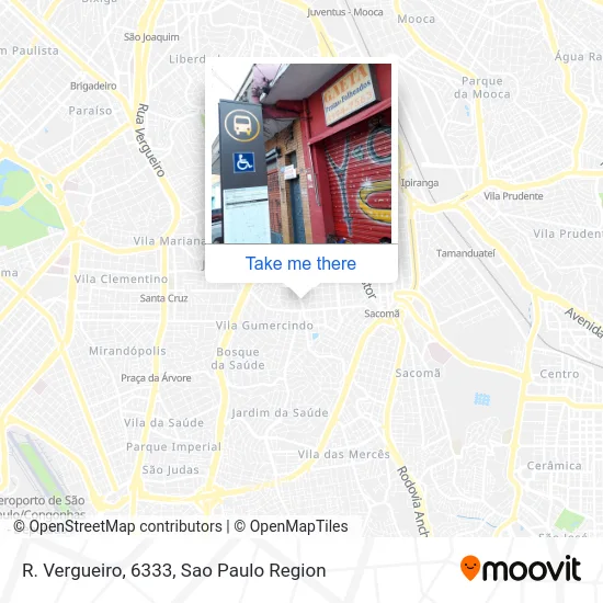 R. Vergueiro, 6333 map