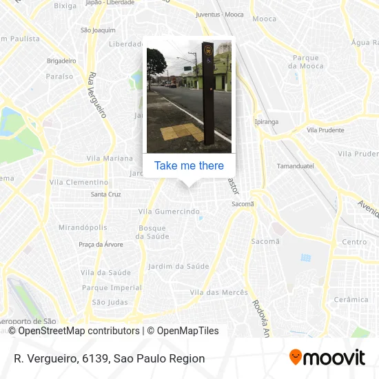 R. Vergueiro, 6139 map